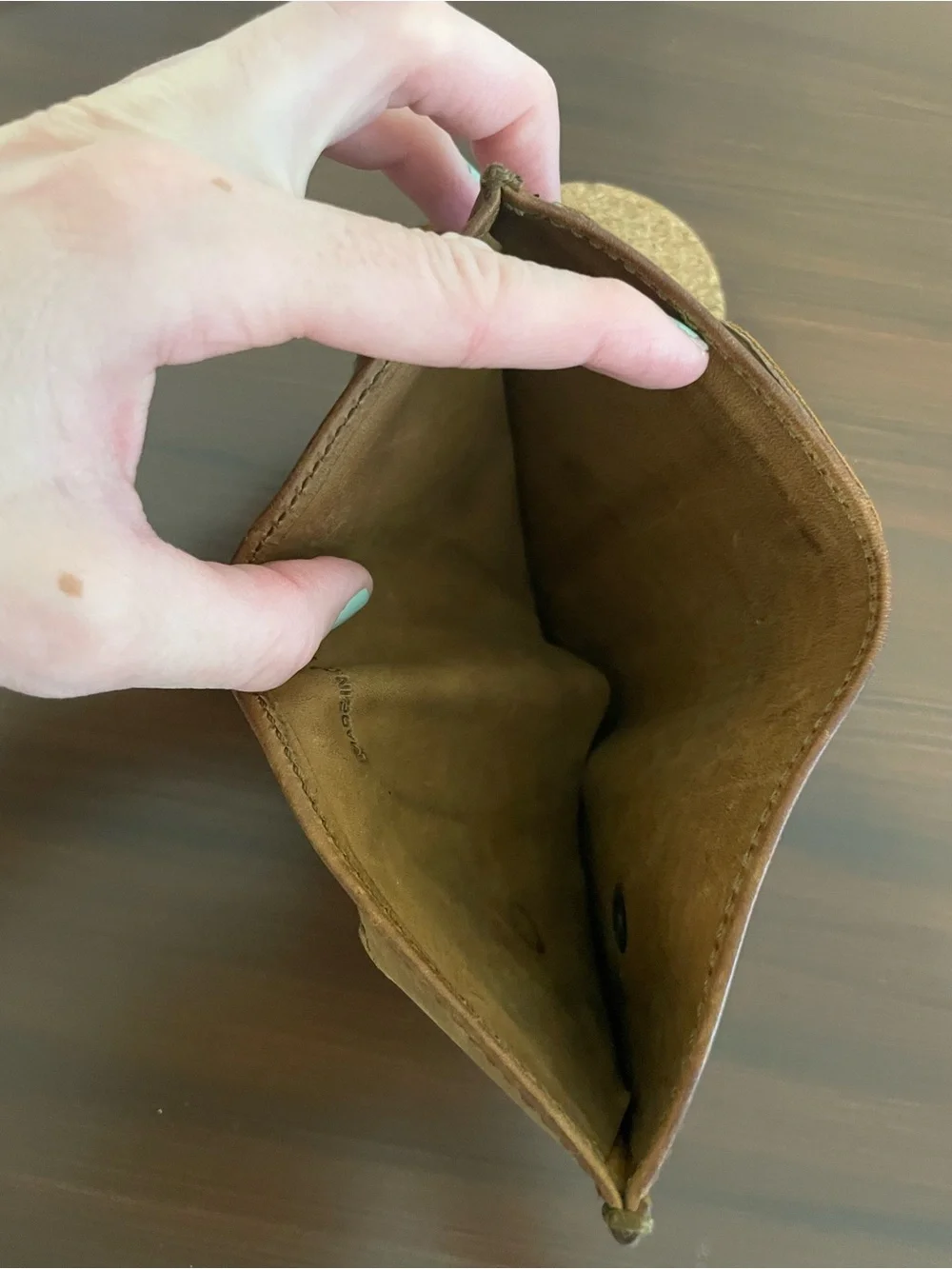 Love 41 (Saddleback) Leather Wallet - Brown